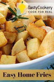 Easy Home Fries Recipe Homemade Fries Easy Healthy Salad Home Fries