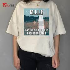 Phoebe Bridgers Shirt Milf Man I Love Funeral Ghost - Anynee