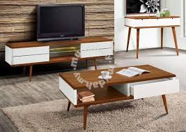 60w tv stand for 65 inch tv, coffee table with storage, set of 2 end tables with storage, console table with drawers and shelves. Tv Cabinet Coffee Table Kabinet Furniture Decoration For Sale In Ayer Itam Penang Mudah My