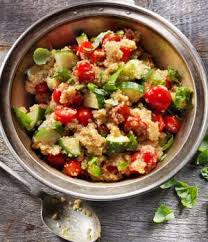 Recette De Salade De Quinoa Et Legumes Grilles Zeste Recipe Vegetable Quinoa Appetizer Salads Salad