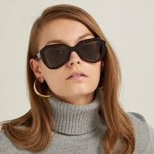 New Celine CL40046U 53N Sunglasses -Havana Frame