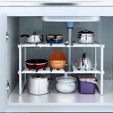 20 Compact Kitchen Organizers Under 20 Under Kitchen Sinks Kitchen Sink Rack Kitchen Storage