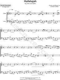 Download and print hallelujah sheet music for violin solo by lindsey stirling from sheet music direct. Sorelli Ensemble Hallelujah Violin Cello Sheet Music In C Major Download Print Sku Mn0201229