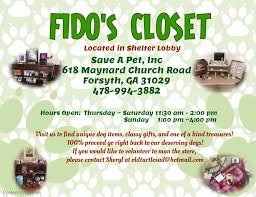 Save money and introduce your pet to some new companions with our professional group dog training classes throughout georgia. Fido S Closet Save A Pet Inc