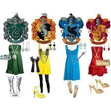 4 Houses Harry Potter Dress Harry Potter Houses Outfits Harry Potter Outfits