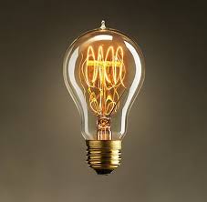 A standard incandescent bulb, left, and a more efficient one using deposition sciences the law set tough efficiency standards, due to take effect in 2012, that no traditional incandescent bulb on the. Exposition Quad Loop 40w Filament Bulb Lightbulbs Restoration Hardware Vintage Light Bulbs Vintage Edison Bulbs Edison Light Bulbs