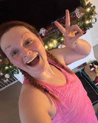 The sweaty face of a woman who's just run our playlist and is super happy  that classes are BACK OPEN TOMORROW MORNING! 🤣😘 Why not come dance with  me? 9am @ The