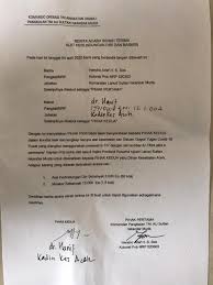 Surat Permohonan Bantuan Masker Covid 19