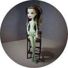Monster High Frankie Stein Nude Doll for OOAK Making 10.5 