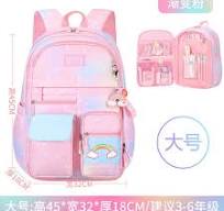 2024 Grenzunabhängiger Großhandel jungen Mädchen erste Klasse leichter  wasserdichter Rucksack niedliche Schultasche für Kinder Grundschule