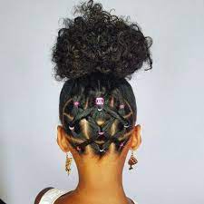 40 Cute Hairstyles For Black Little Girls Herinterest Com Natural Hair Styles Girls Natural Hairstyles Easy Updo Hairstyles