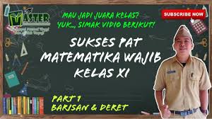Contoh soal pat matematika wajib kelas 11 semester 2. Pembahasan Soal Pat Matematika Wajib Kelas Xi Part 2 Limit Youtube
