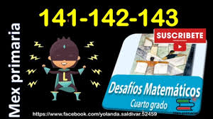Acesse e veja mais informações, além de fazer o respuestas de tu libro desafíos matemáticos paginas 156 y 157. Matematicas 4 Desafios Matematicos Cuarto Paginas 141 142 143 Matematicas 4 Pag 141 142 143 Youtube