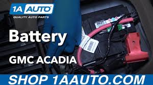 Low prices on battery for your gmc terrain at advance auto parts. How To Replace Battery 07 16 Gmc Acadia Youtube