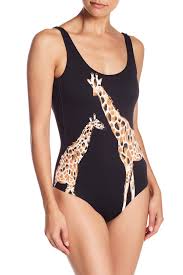 Onia Kelly Giraffe Print One Piece Swimsuit Nordstrom Rack