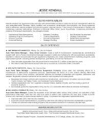 resume for automotive sales executive