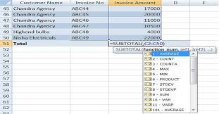 How To Sum Filtered Data Using Subtotal Function In Excel Exceldatapro Excel Function Data