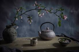 Still life is a unique genre of photography. Photo Wallpaper Japanese Tea Shop Now