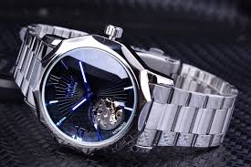Montre Luxe Transparente Mouvement Automatique Apparent Frais D Envoi Easyshopping 2018 Montres De Luxe Montre Montre Chronographe Homme