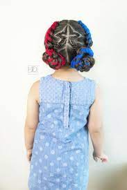 Memorial Day 4th Of July Hairstyle Yarnbraids Dutchbraids Starbraids Starcornrows 4thofjuly Little Girl Hairstyles Girl Hairstyles Kids Hairstyles Girls