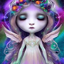 Magically Mystical Forest Moonlight Chibi Princess Graphic · Creative  Fabrica