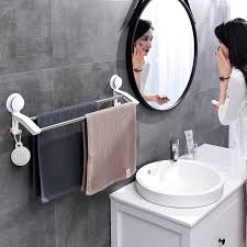 We did not find results for: Bathroom Towel Rack Free Punching Bath Towel Rod Hooks Toilet Kitchen Toilet Double Pole Absorbent Shelf Suction Cup Type