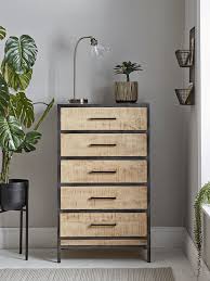 Very well made with a bevelled frame and notched base. Allston Tall Chest Of Drawers