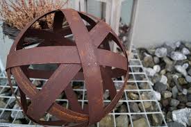 Rostkugel Kugel Aus Edelrost 30cm Gartendeko Edelrost Kugel Edel