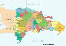 Político con nombres (provincias y capitales); Mapa De Republica Dominicana Politico Fisico Para Imprimir