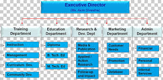 organizational structure organizational chart training and