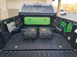 Toyota Tundra Yuk Sabitleme Sistemi Overland Truck Toyota Tacoma Mods Truck Storage
