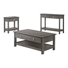 Rated 4.5 out of 5 stars. 3pc Clonard Coffee Table Set Gray Homes Inside Out Target