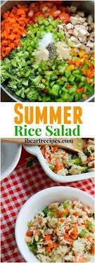 Easy Summer Rice Salad I Heart Recipes Recipe Rice Salad Recipes White Rice Recipes Rice Salad