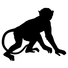 Monkey Free Vector Icons Designed By Freepik Silhouette Art Animal Silhouette Animal Stencil