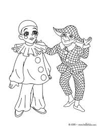 Replay the music and have the children hold up their color page that matches the music. Traditional Carnival Characters Coloring Pages Pierrot And Harlequin Coloring Pages Clown Coloring Pages Carnival Characters