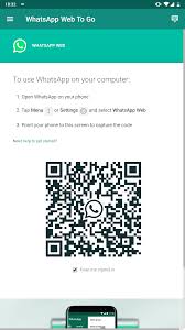 Now, point the iphone camera at the qr code. Whatsapp Web To Go Mobile Client For Whatsapp We F Droid Free And Open Source Android App Repository