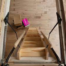 Stira Heavy Duty Timber Folding Loft Ladder Loft Ladder Folding Attic Stairs Timber Handrail