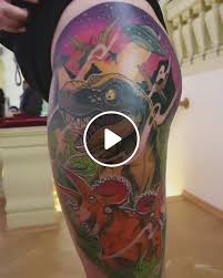 Realistisch tattoos en piercings by curtis new en vantje Dinosaurier Comic Style Tattoo Von Malte Von Tattoo Kunstwerk Solingen Video Gifs Ankle Tattoo