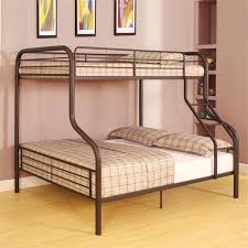 The twin over full bunk bed is beneficial in those circumstances when the room is large and comfort is the main criterion for placing the bed in the kid's room or elsewhere. Acme Furniture Cairo Twin Over Full Bunk Bed In Sandy Black 37610
