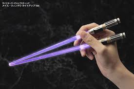 Star Wars Light Up Ver Lightsaber Chopsticks Yoda Mace Windu International Character Kotobukiya