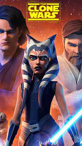 The Clone Wars Wallpaper Hd Phone Backgrounds Season 7 Star Wars Logo Art Poster On Iphone Android Star Wars Ahsoka Clone Wars Ahsoka Star Wars Art