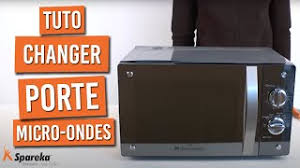 Remplacer La Porte De Votre Micro Ondes Youtube
