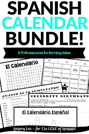 Spanish Calendar Activities Calendar Activities How To Speak Spanish Spanish Teaching Resources