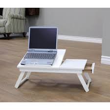 All products from lap desk for laptop category are shipped worldwide with no additional fees. Megahome White Desk Rvwh423 The Home Depot Lap Desk Laptop Table For Bed Bed Tray Diy
