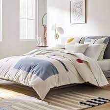 We have been thoroughly reviewing the development and design of the organic abstract petals duvet, the company said. Hand Blocked Shapes Duvet Cover Shams