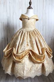Beauty And The Beast Inspired Belle Ballgown Toddler Girls Etsy Ball Gowns Yellow Ballgown Kids Gown