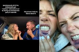 Bride Goes Viral After Getting 'Yeehaw' Tattoos With Bridesmaids Ahead of  Wedding (Exclusive)