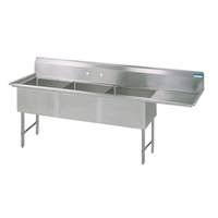 commercial 3 compartment sinks, 1