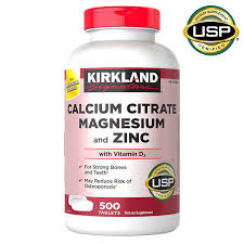 Weekly guidelines in using calcium and/or vitamin d supplements combined with bisfosfonates in women: Kirkland Signature Calcium Citrate Magnesium And Zinc 500 Tablets Costco
