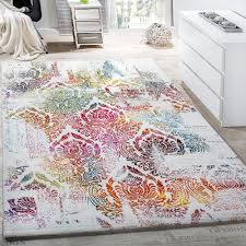 Schöner teppich für ein mädchenzimmer. Bunter Wohnzimmer Teppich In Pastelltonen Teppichcenter24